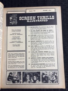 1964 SCREEN THRILLS ILLUSTRATED Magazine #9 FN 6.0 Buck Jones / Super-Heroes