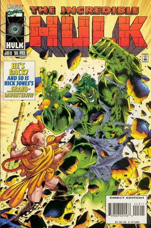 INCREDIBLE HULK (1962 Marvel Comics) #443 NM-