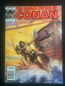 1986 SAVAGE SWORD OF CONAN Magazine #129 FN 6.0 Doug Beekman Cover