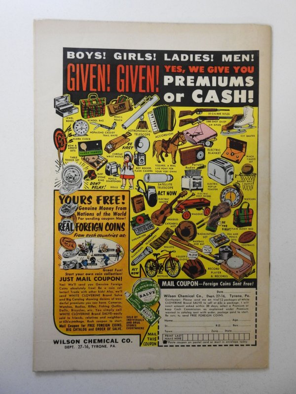 Unknown Worlds #17 (1962) VG+ Condition centerfold detached at one staple