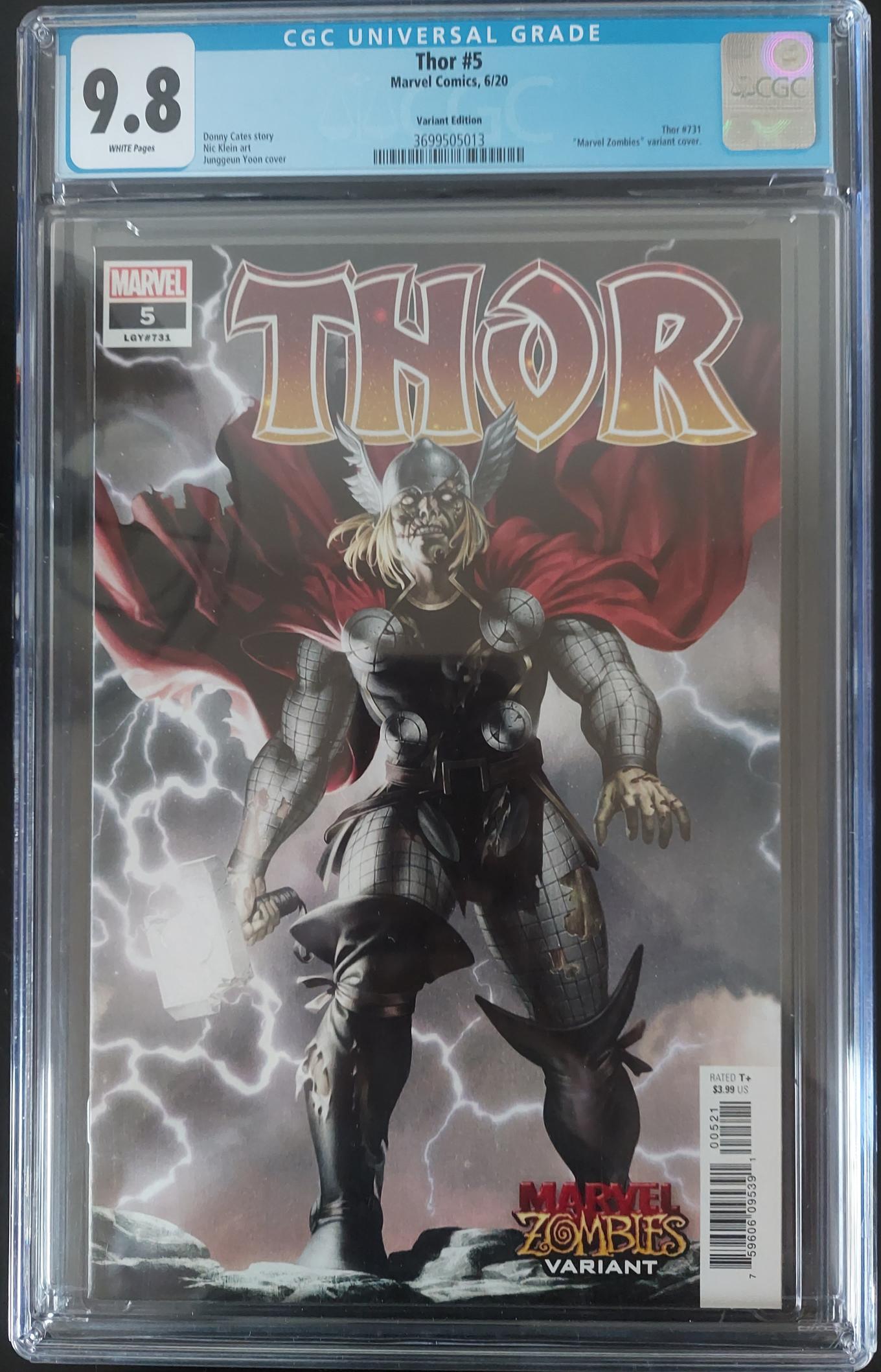 Thor #5 (Variant Edition) (2020) CGC 9.8 / HipComic