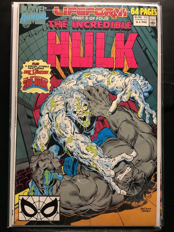 The Incredible Hulk Annual #16 Direct Edition (1990)