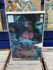 JUSTICE LEAGUE VS GODZILLA VS KONG #7 CVR D 1:25 INC JANIN VAR NM