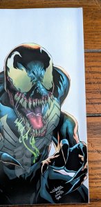 VENOM 29 WILL SLINEY COMICXPOSURE WHITE  VIRGIN VARIANT NEEDS A PRESS 