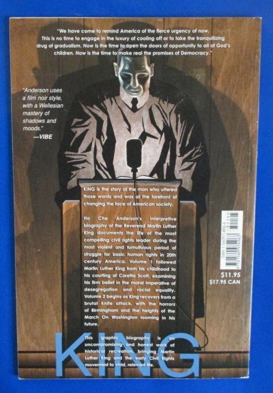 2002 KING VOL #2 Ho Che Anderson VF- Martin Luther King Fantagraphics Books