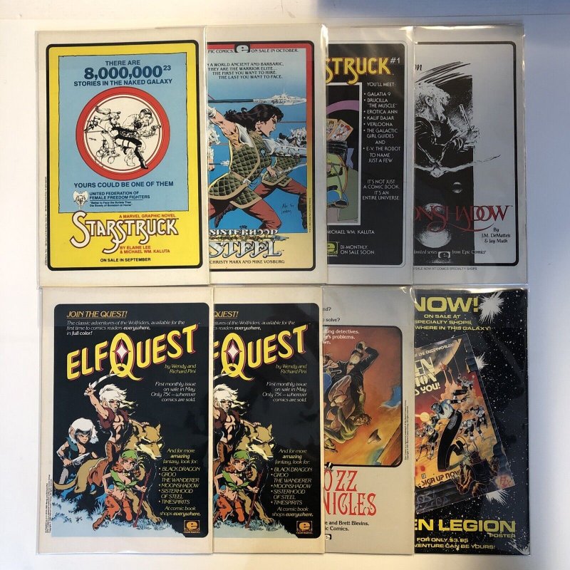 Timespirits (1984-1985) #1-8 (VF+/NM) Epic Comics | Complete Set 