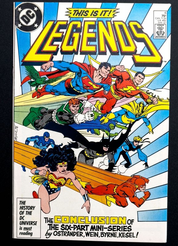 Legends #1-5 (1986) [Lot 5bks][KEYS] - ALL NM!