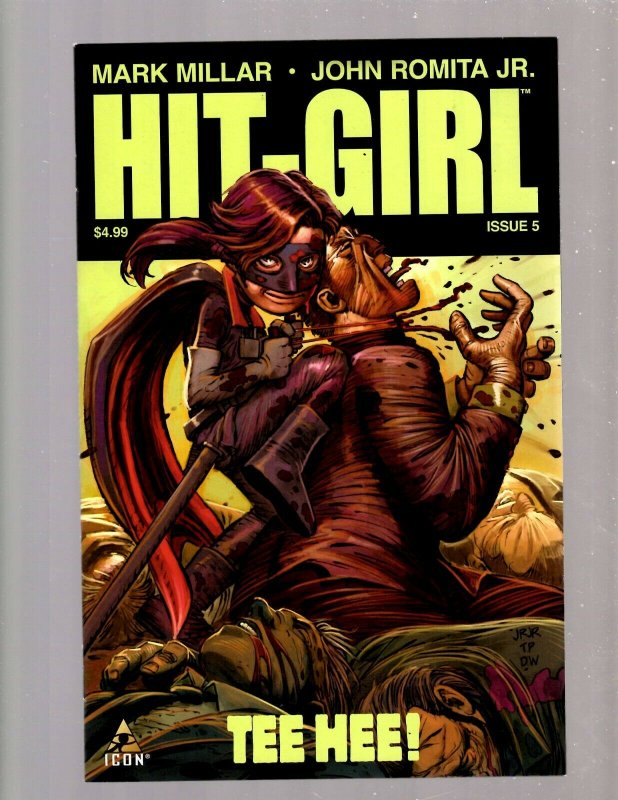 Lot Of 5 Hit-Girl Marvel Icon Comic Books # 1 2 3 4 5 Kick Big Daddy RP4