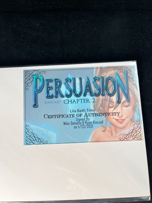 Persuasion Chapter 2-Double Signed by Debalfo and Kincaid (With COA)