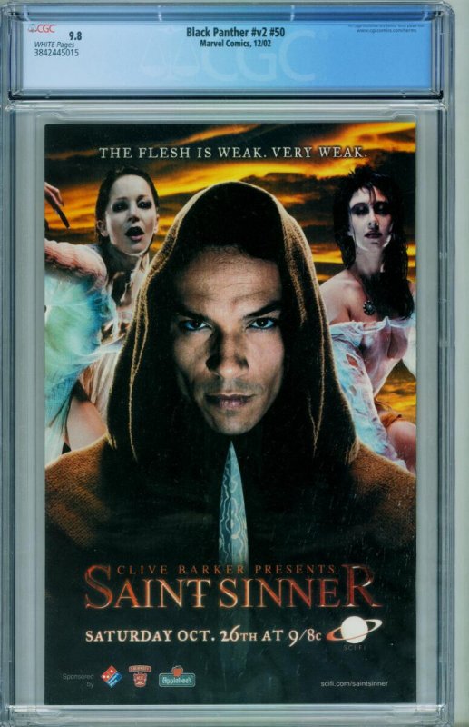Black Panther #50  2003 - Marvel -CGC 9.8 - Comic Book-3842445015