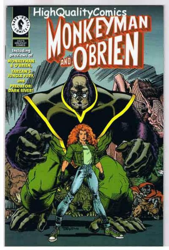 MONKEYMAN & O'BRIEN Preview w/ Predator & Tarzan, 1996, NM+