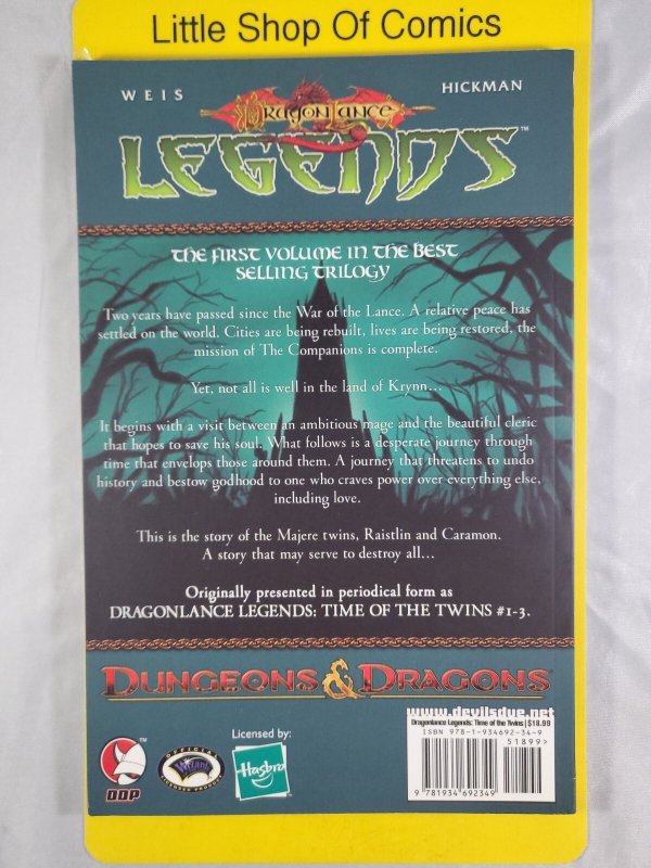 Dragonlance Legends Volume 1 Time Of The Twins TPB 2008 Devil's Due Publishing