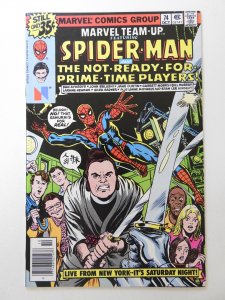 Marvel Team-Up #74 SNL Crew With Spidey Sharp VF Condition!