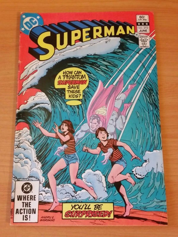 Superman #372 ~ VERY FINE VF ~ 1982 DC Comics