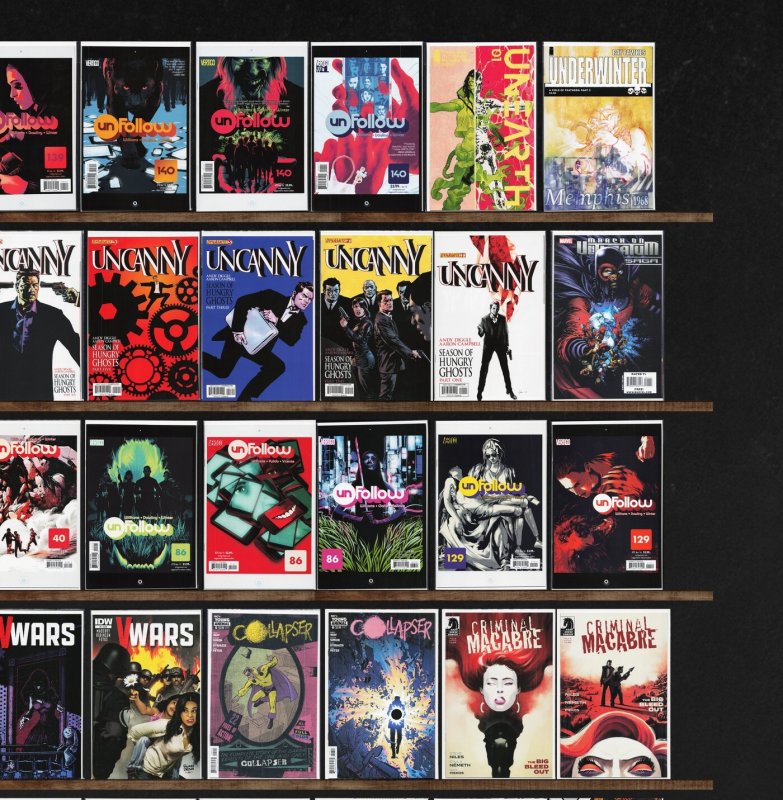 Huge Lot 150+ Comics with Unfollow, Wolverine, All New Wolverine & More!