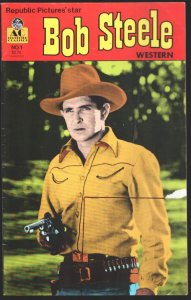 Bob Steele Western #1 1990-AC Comics-1st issue-Photo cover-Rocky Lane