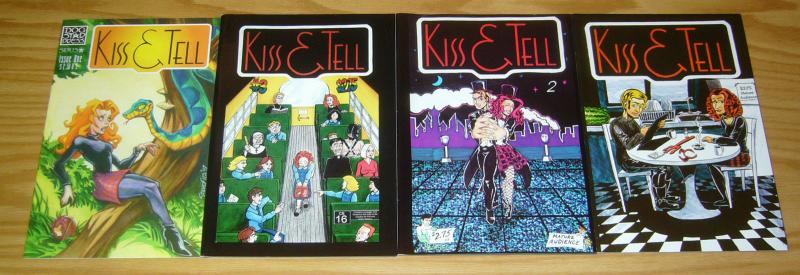 Kiss & Tell #1-3 VF/NM complete series + vol. 2 #1 patricia breen - sirius comic