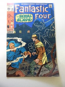 Fantastic Four #90 (1969) VG- Condition moisture stains