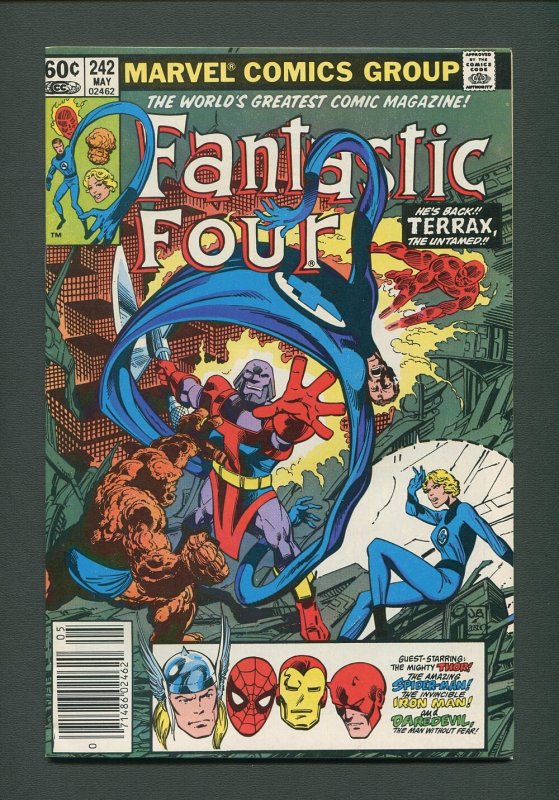 Fantastic Four #242  /  8.5 - 9.0 VFN/NM  / Newsstand /  May 1982