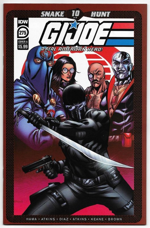 GI Joe A Real American Hero #275 Cvr A Atkins (IDW, 2020) NM