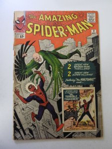 Amazing Spider-Man #2 (1963) 1st appearance Vulture Poor see description