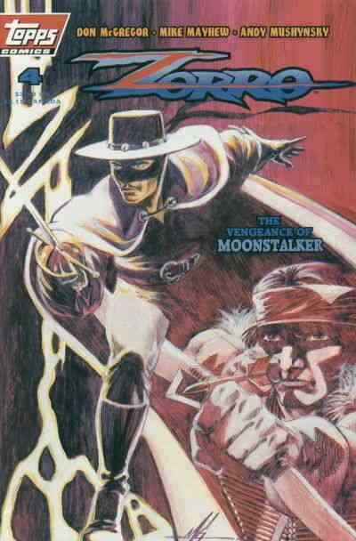 Zorro (Topps) #4 VF/NM; Topps | save on shipping - details inside