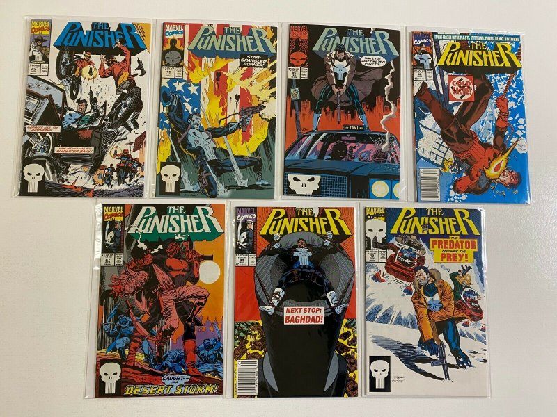 Punisher lot #2-49 Marvel 2nd Series 47 different books 8.0 VF (1987 to 1991)