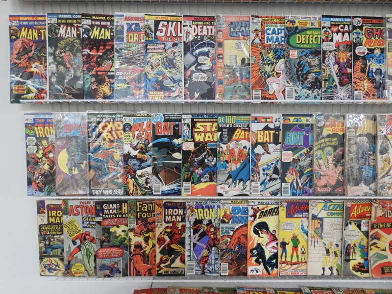 Huge Lot 160+ Silver/Bronze Low Grade Comics W/ Spider-Man, Batman, +! See desc