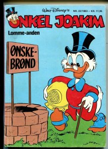 Onkel Joakim #22 1983-Disney-Danish-Uncle Scrooge-Carl Barks-Mickey Mouse-VG