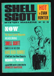 Shell Scott Mystery Magazine #4 5/1966-Hard Rock Rumble-Fletcher Flora-Evan H...