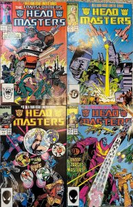 (1987) MARVEL COMICS TRANSFORMERS HEADMASTERS #1-4 COMPLETE SET! 1 2 3 4