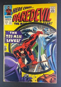 Daredevil (1964) #22 VG/FN (5.0) 1st Tri-Man