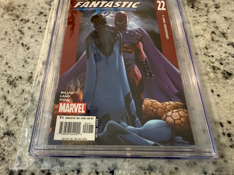 Ultimate Fantastic Four # 22 CGC Graded 9.8 Marvel Comic Book 1st Zombies JH22