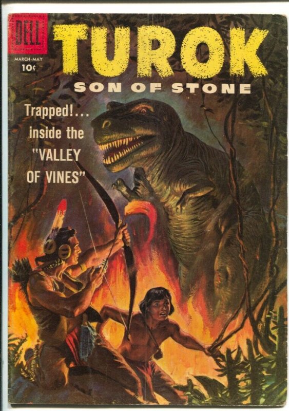 Turok Son Of Stone Dell Pre Histoic Indian Adventures Dinosaur