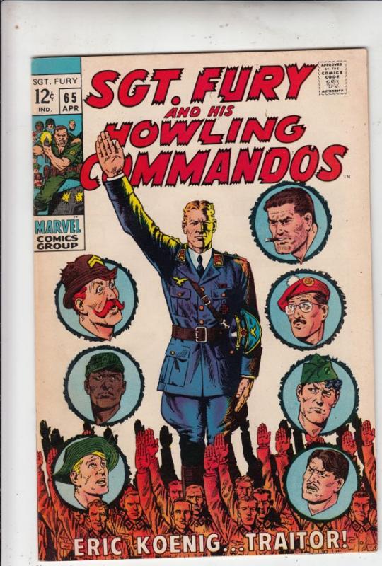 Sgt. Fury and His Howling Commandos #65 (Apr-69) VF/NM+ High-Grade Sgt. Fury,...