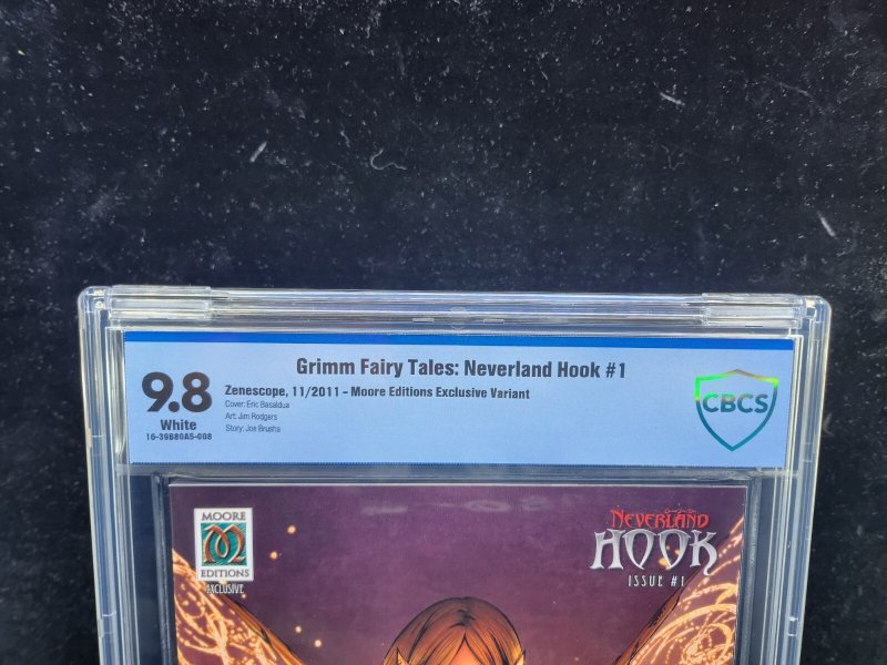 GFT: Neverland Hook #1 - Moore Editions Exclusive Variant - CBCS 9.8 - 2011