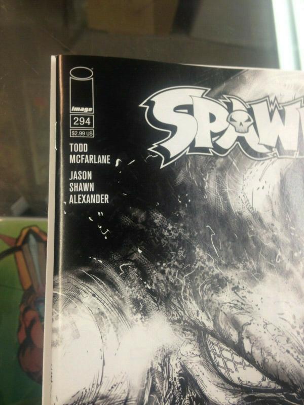 Spawn 294 Black and White Variant NM