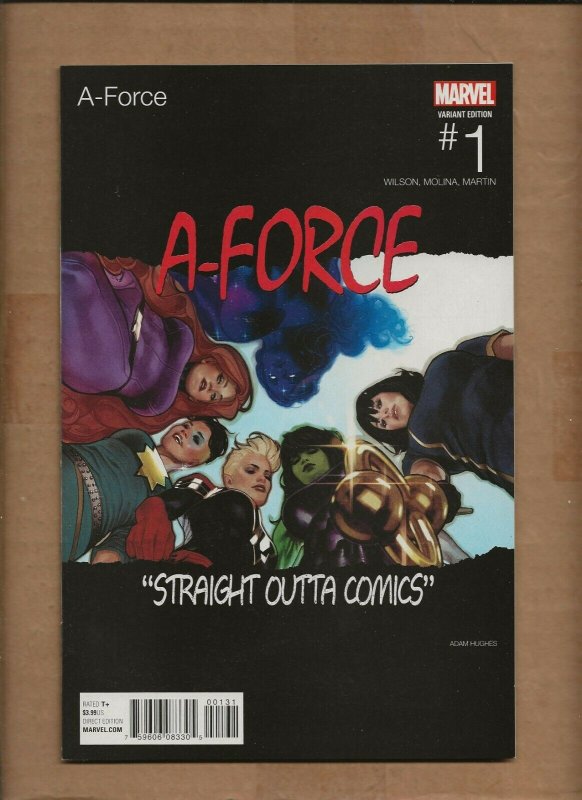 A-FORCE   #1ADAM HUGHES  HIP HOP VARIANT COVER MARVEL COMICS