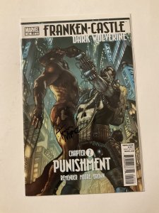 Frankencastle 19 Near Mint Nm Signed Moore Marvel