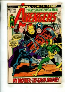 AVENGES #102 (6.0) MY BROTHER, THE GRIM REAPER!! 1972