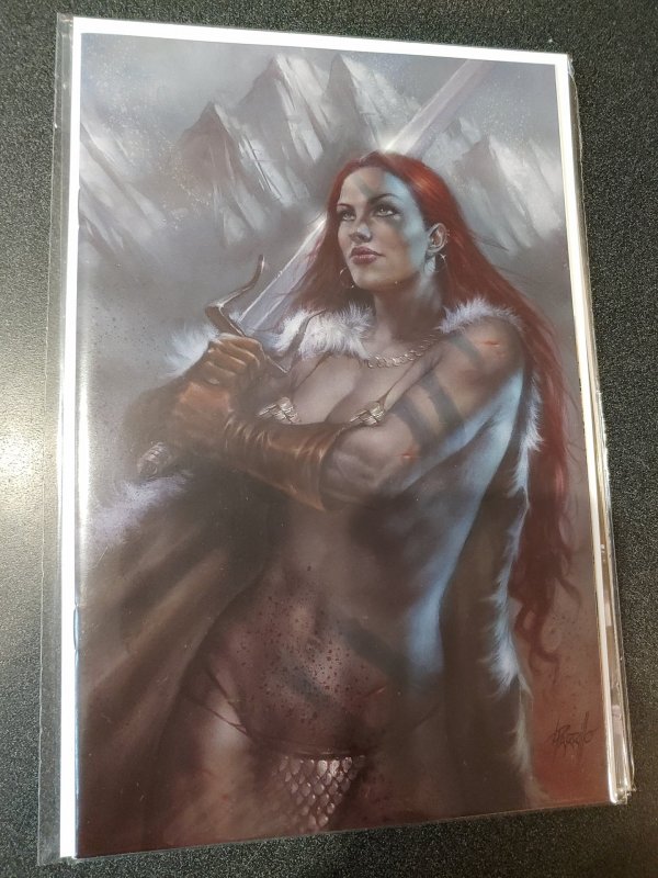 Red Sonja #1 SCOTT'S COLLECTABLES  VARIANT Art by Lucio Parrillo