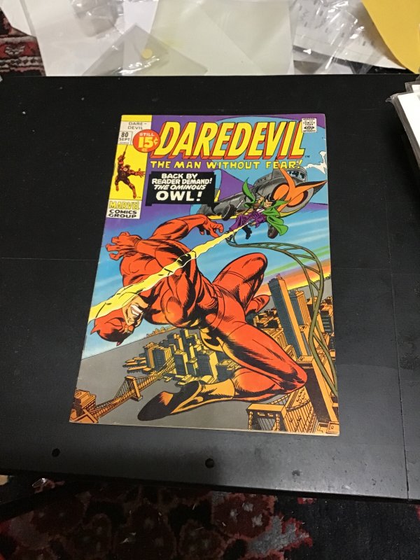 Daredevil #80 (1971) The Owl! High-Grade! VF+ Oregon CERT! Wow