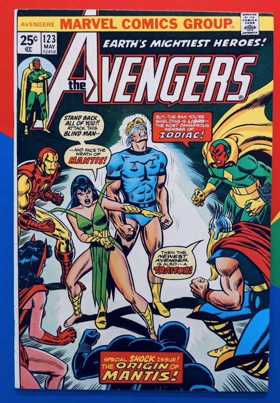 The Avengers #123 (1974) VF+