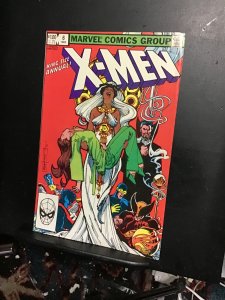 X-Men Annual #6 Direct Edition (1982) Dracula, Doctor Strange X over kitty! VF+