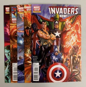 Invaders Now! #1-5 Set (Marvel/Dynamite 2010) Alex Ross Christos Gage (9.0) 