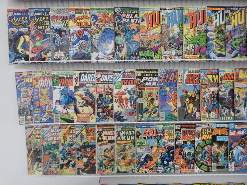 Huge Lot 170+ Silver/Bronze Comics W/ Hulk, Daredevil, Iron Man, +More! See desc