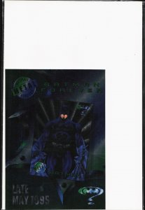 Batman Forever Metal Art Card (1995 Fleer) #1