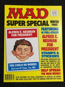 1980 Winter MAD SUPER SPECIAL Magazine #33 FVF 7.0 with Stamps & Stickers Insert