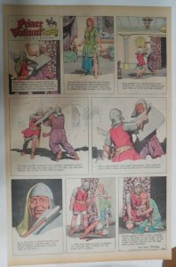 Prince Valiant Sunday #1660 by Hal Foster from 12/1/1968 Rare Full Page Size !