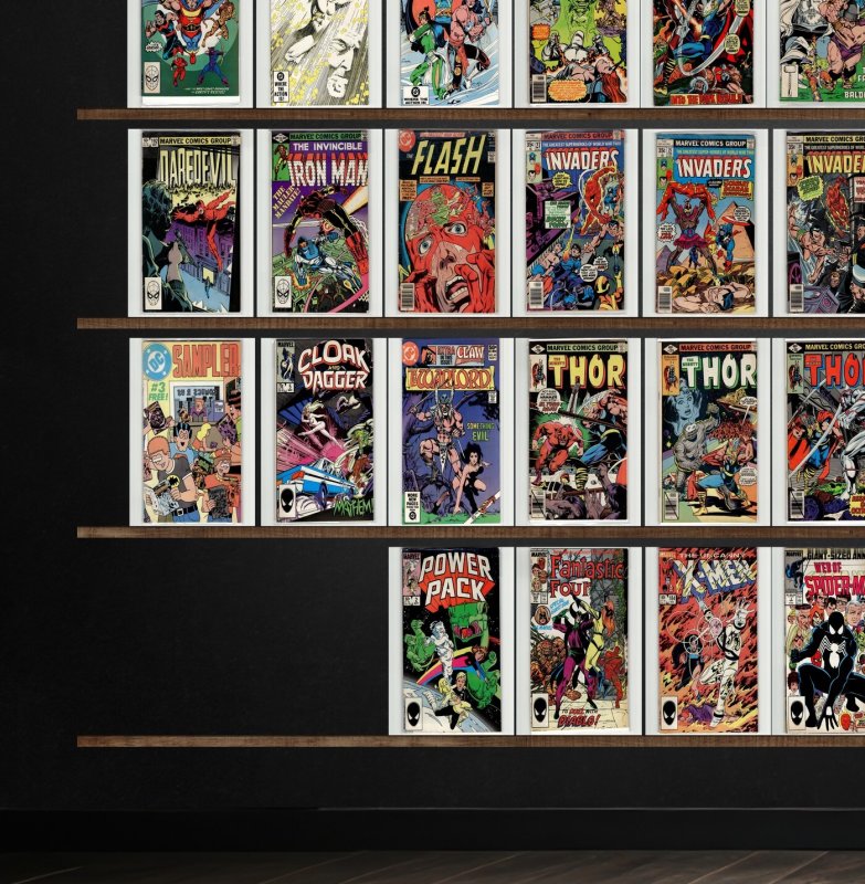 Huge Lot 150+ Comics with Power Pack, Warlord, Thor, Iron Man & More!